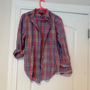 J. Crew women’s Multicolor Plaid Shirt